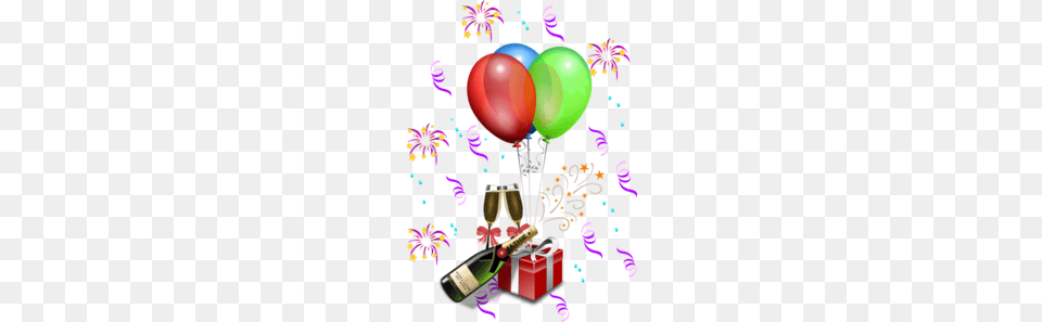 Confetti Clipart Champagne, Balloon Png Image