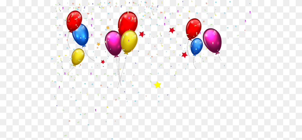 Confetti Clipart Happy Birthday Background Birthday Balloon Vector, Paper Png