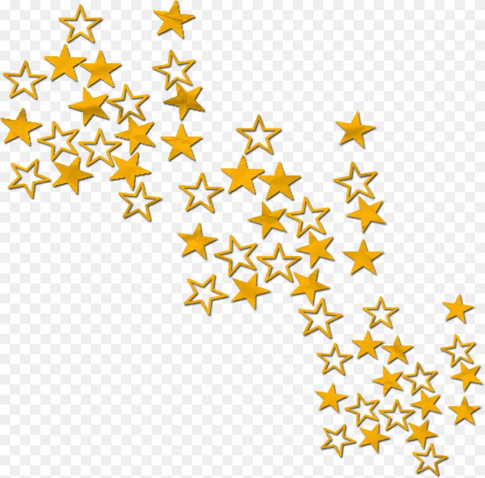 Confetti Clipart Star Transparent Star Confetti, Flag, Star Symbol, Symbol, Paper Free Png Download
