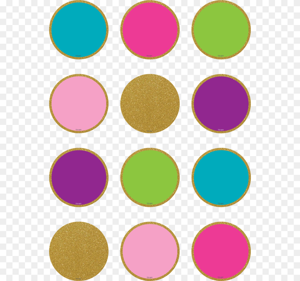 Confetti Colorful Circles Mini Accents, Pattern, Paint Container, Palette Free Png
