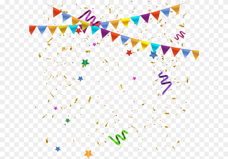 Confetti Falling Background Celebration Clipart, Paper Png