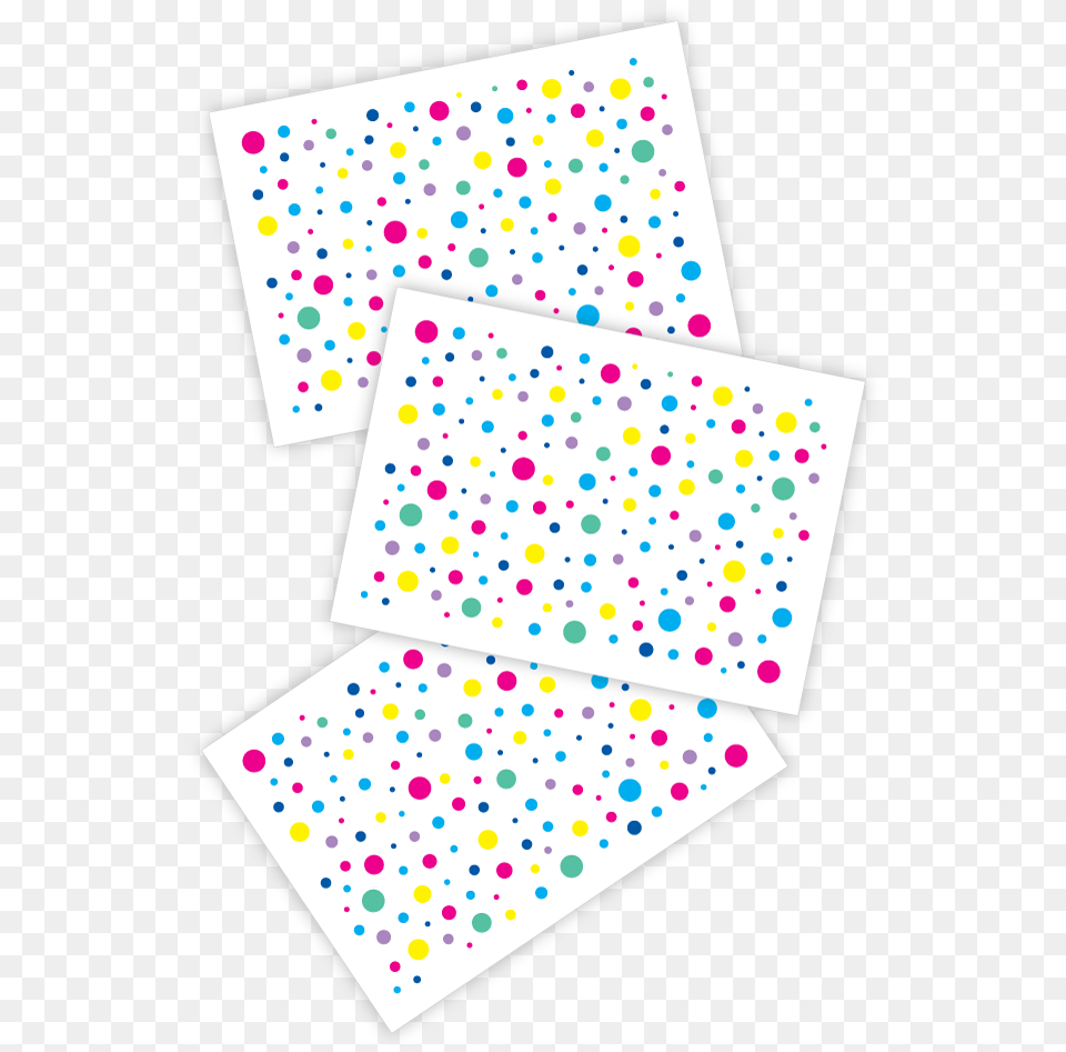 Confetti Freckles Temporary Tattoos, Paper Png Image
