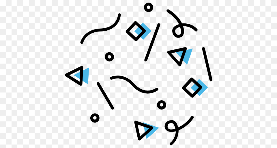 Confetti Icon Of New Year Icons Free Transparent Png