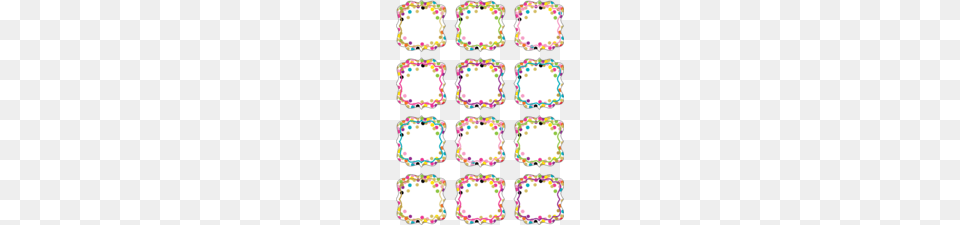 Confetti Magnetic Border, Birthday Cake, Cake, Cream, Dessert Free Png