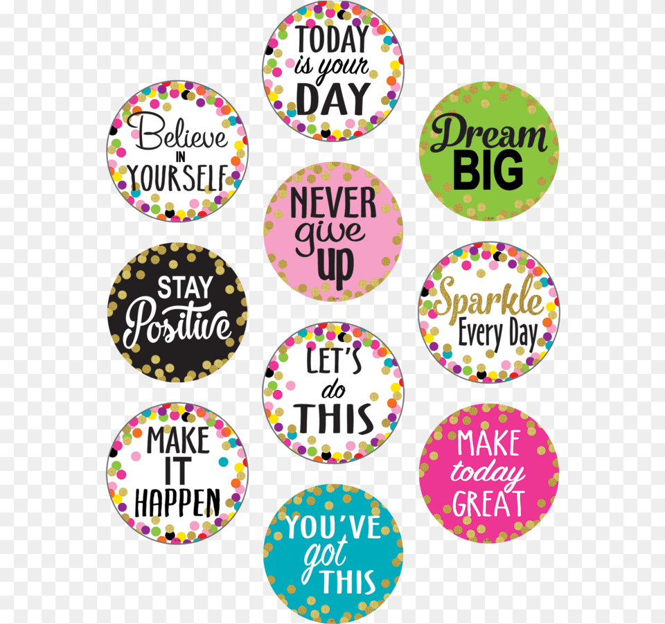 Confetti Positive Sayings Accents Confetti Positive Sayings, Sprinkles Free Png