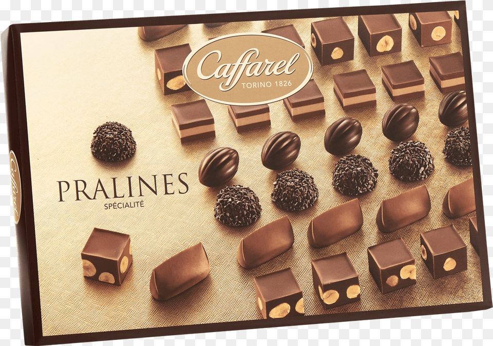 Confezione Regalo Caffarel Pralines, Chocolate, Cocoa, Dessert, Food Png Image