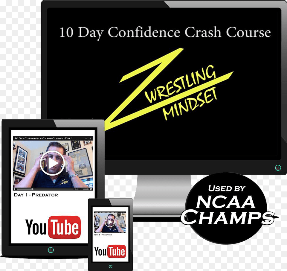 Confidence Course Youtube, Screen, Computer Hardware, Electronics, Monitor Free Transparent Png