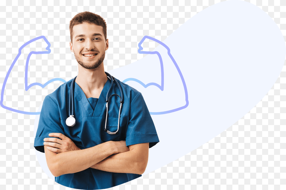 Confidence In Nursing, Adult, Male, Man, Person Png