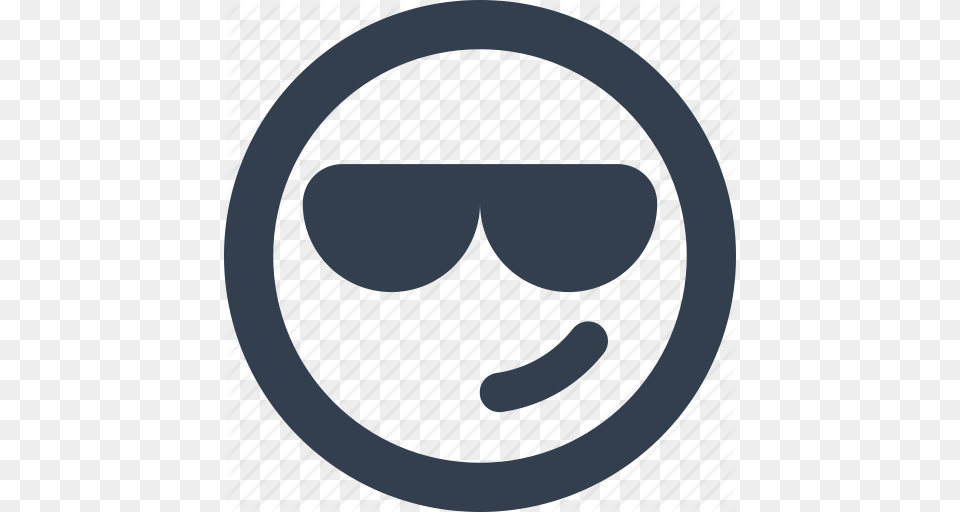 Confident Emoji Emoticons Emotion Glasses Lucky Positive, Logo, Accessories Free Png Download