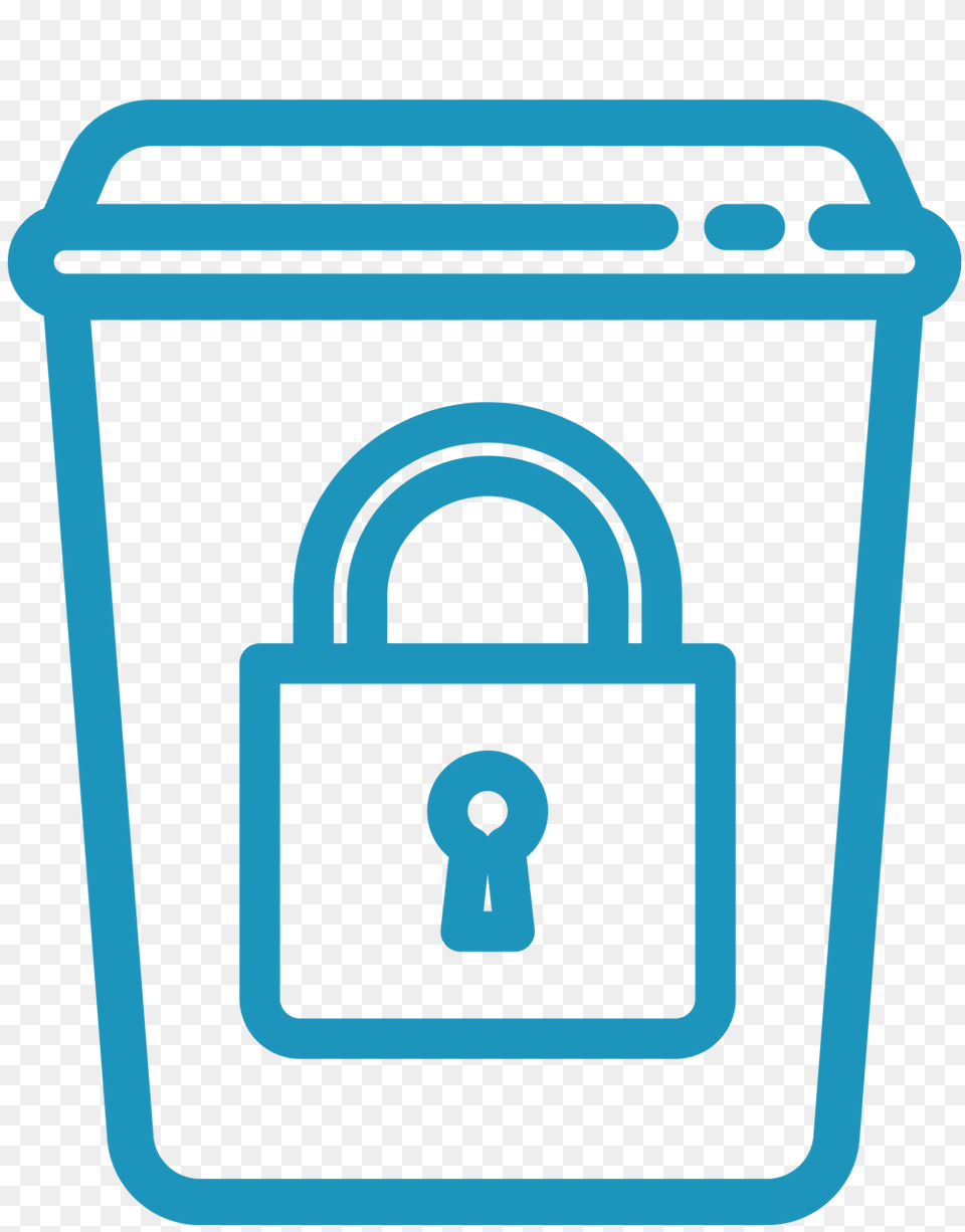 Confidential Waste Shredding Bins Recycling Bins Lockers Png