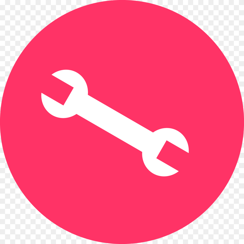 Configure Software Icon Spanner In A Circle, Disk Png