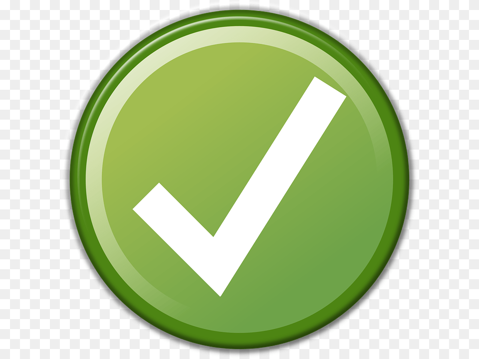 Confirm Accept Web Icon Correct Text Ok Agree Green Check Mark In A Circle, Symbol Free Png