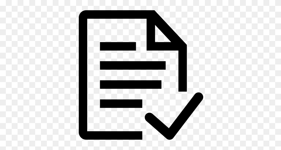 Confirm Contract Confirmation Confirmation Contract Icon, Gray Free Transparent Png