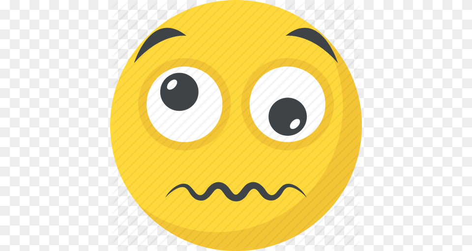 Confounded Face Confused Emoji Frustrated Smiley Icon, Animal, Reptile, Snake, Disk Free Transparent Png