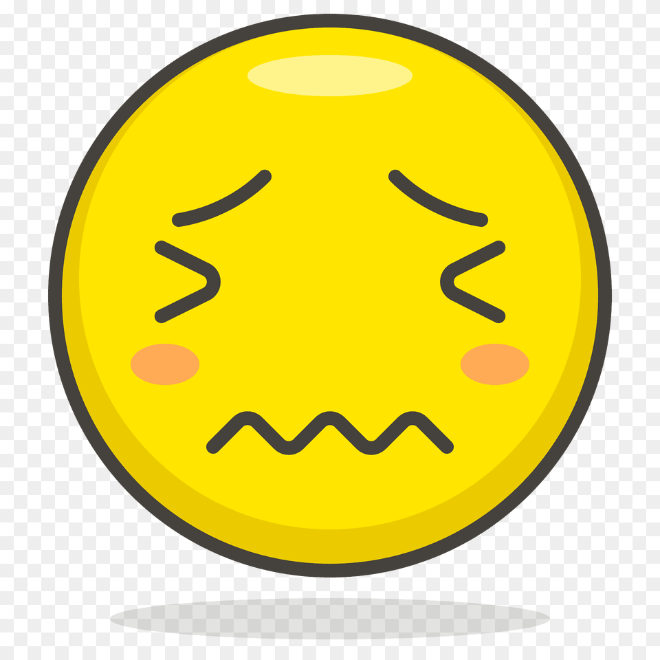 Confounded Face Emoji Clipart, Egg, Food, Easter Egg Free Png Download