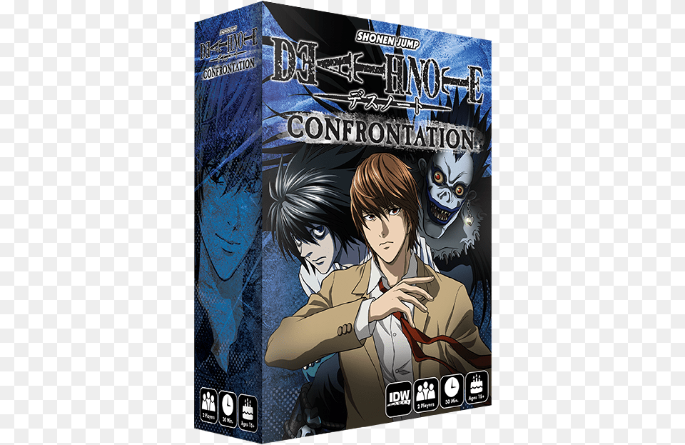 Confrontation Board Game Death Note Confrontation, Book, Comics, Publication, Adult Png