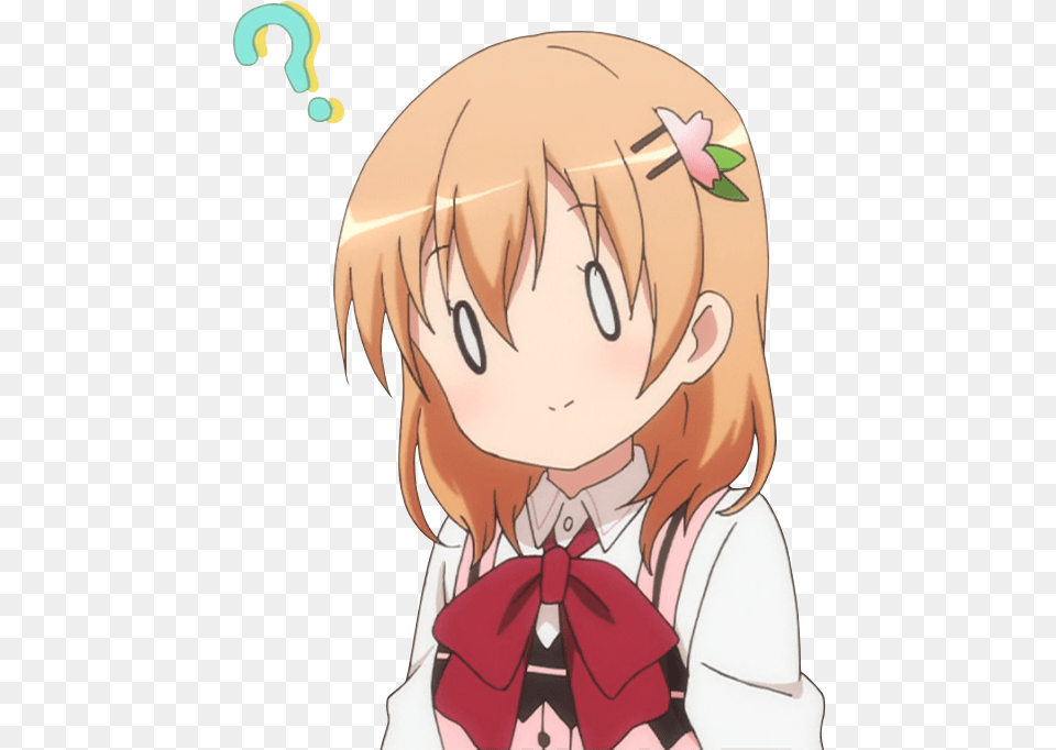 Confused Anime Image Cocoa Hoto Chibi, Publication, Book, Comics, Adult Free Transparent Png