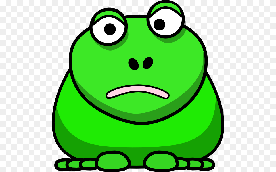 Confused Cartoon Frog Clip Art, Green, Amphibian, Animal, Wildlife Free Transparent Png