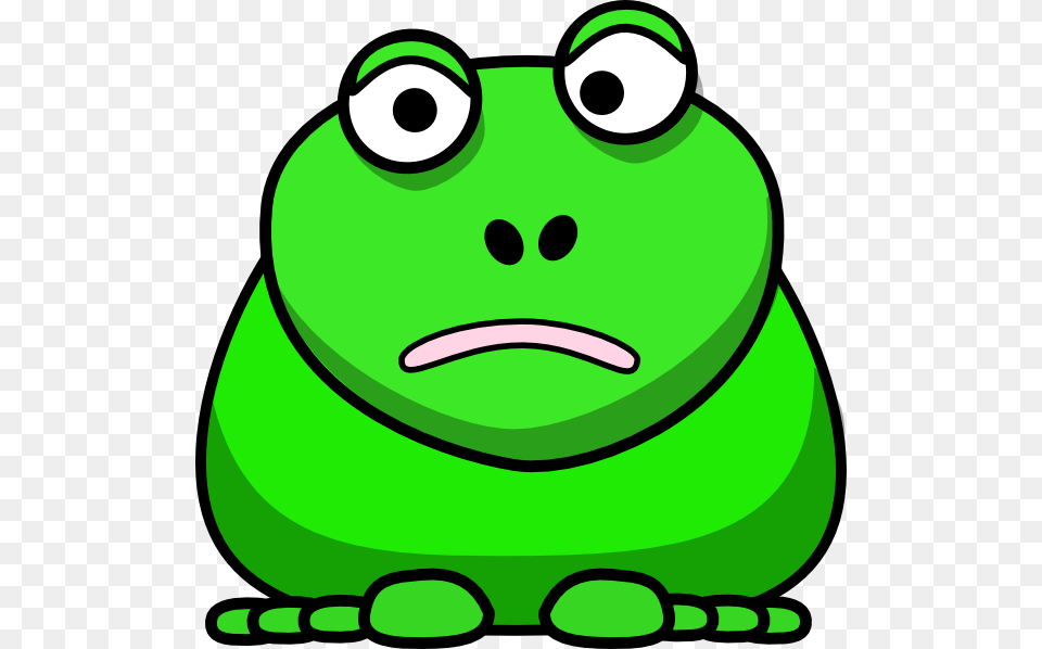 Confused Cartoon Frog Clip Art For Web, Green, Amphibian, Animal, Wildlife Free Png