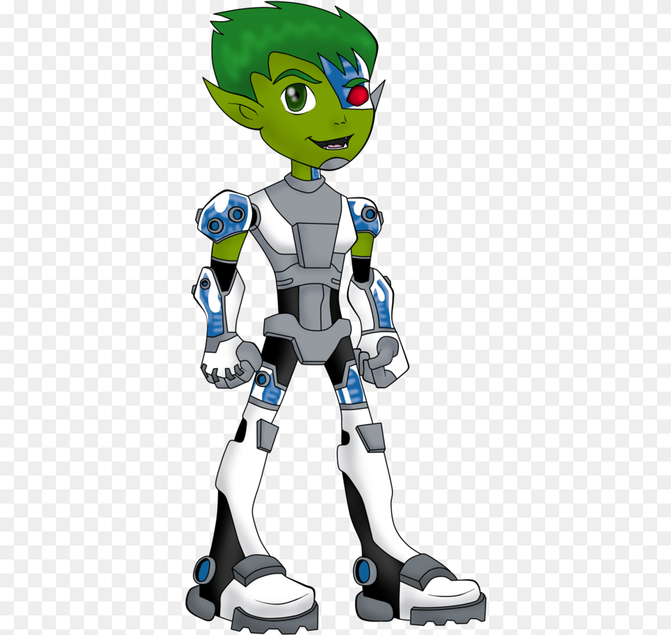 Confused Clipart Wondering Boy Cyborg Amp Beast Boy, Robot, Baby, Person, Book Png