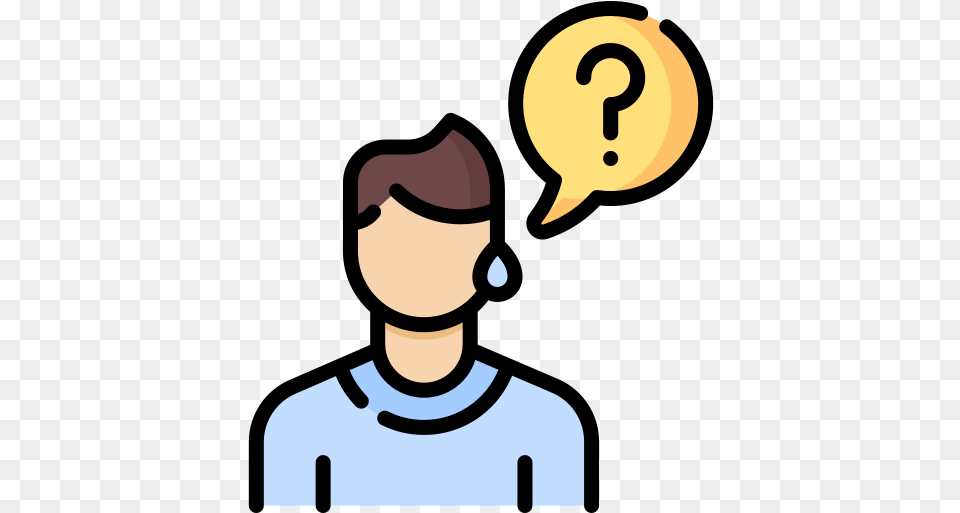Confused Confuso Icon, Adult, Male, Man, Person Png