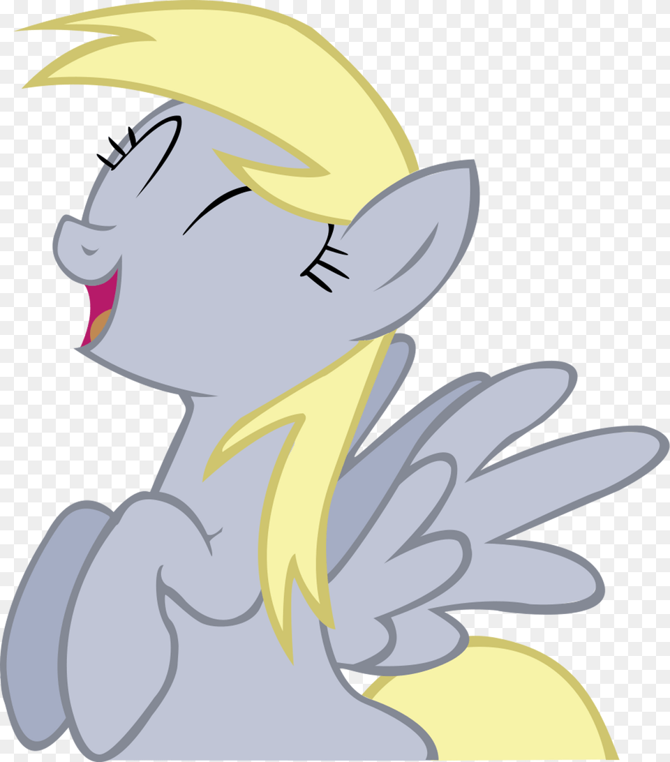 Confused Derp Black And White Stock Mlp Happy Derpy, Cartoon, Book, Comics, Publication Free Transparent Png