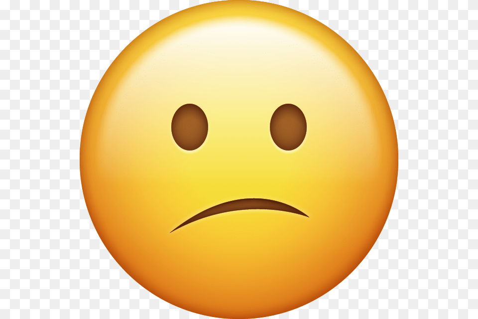 Confused Emoji, Sphere Free Png