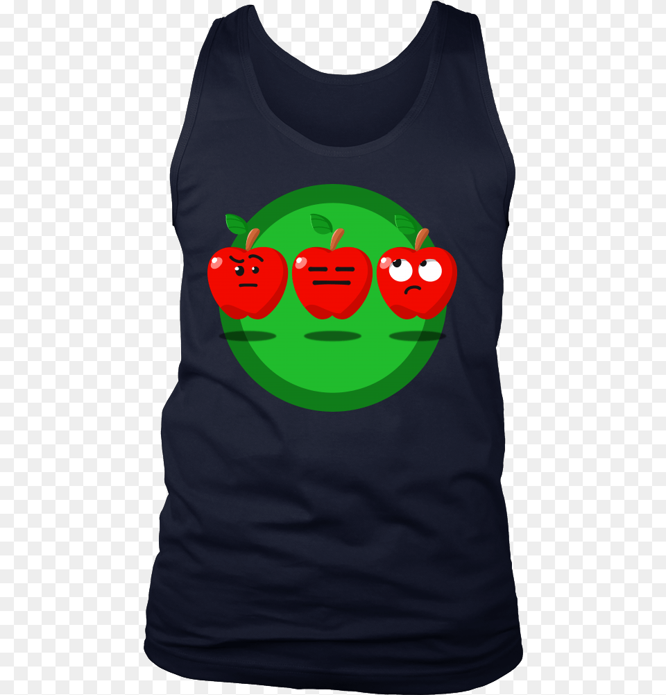 Confused Emoticon Emblem, Clothing, Tank Top, T-shirt, Adult Png