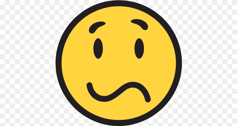 Confused Emoticon Facebook Download Confused Face Emoji Free Transparent Png