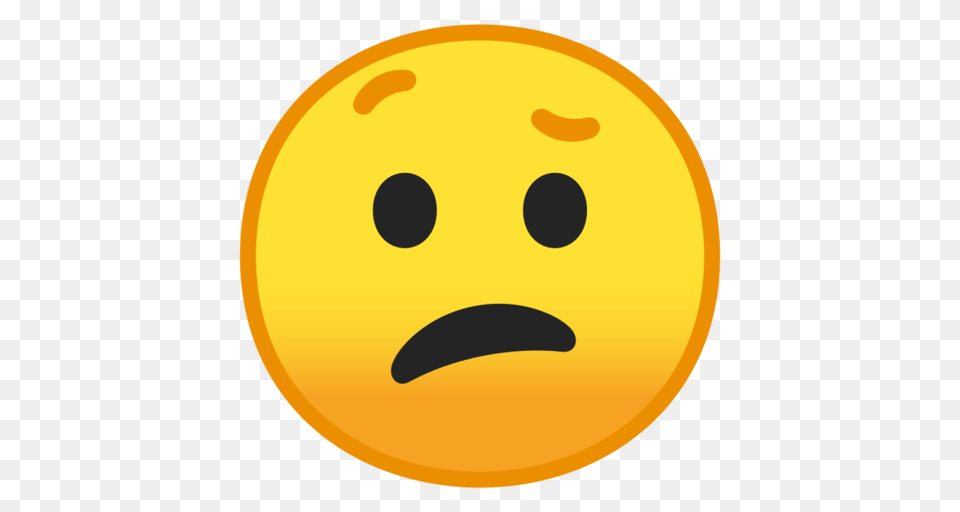 Confused Face Emoji, Astronomy, Moon, Nature, Night Png