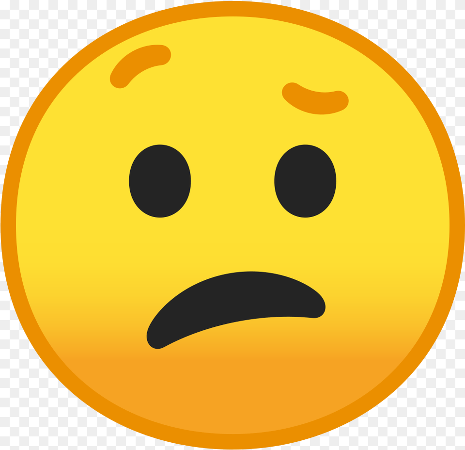 Confused Face Emoji Face Confused, Astronomy, Moon, Nature, Night Png