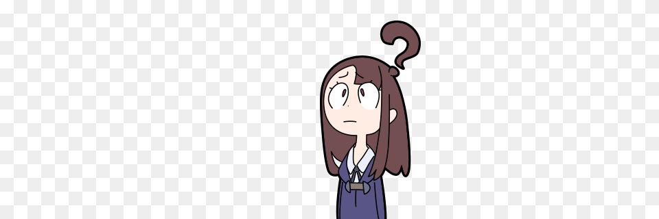 Confused Looking Anime Girls With Question Marks Above Their Heads, Cartoon, Person, Face, Head Free Png Download