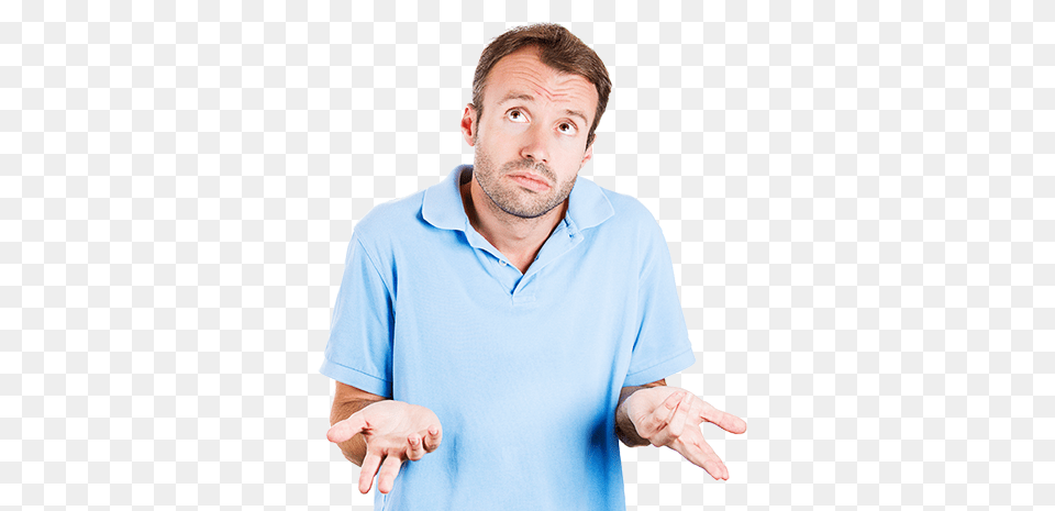 Confused Man Clipart Clipart, Body Part, Portrait, Face, Finger Png Image