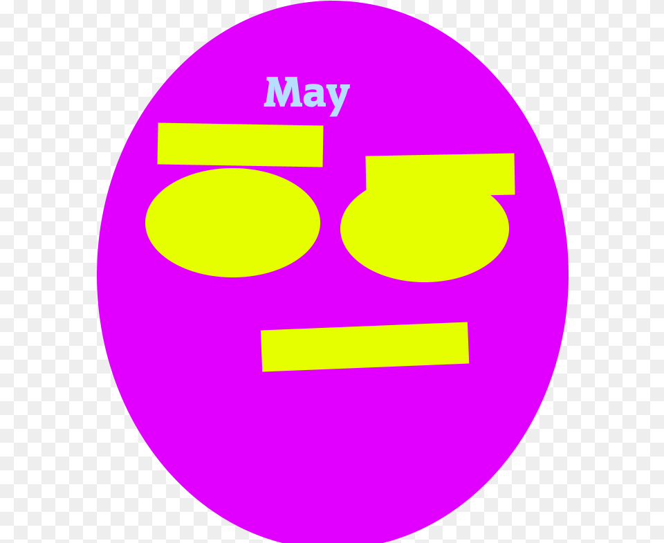 Confused May Discord Emoji, Purple, Disk Png Image