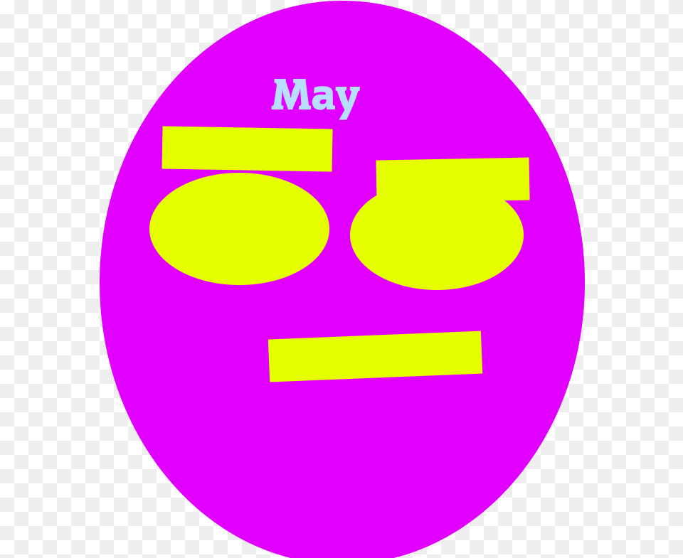 Confused May Discord Emoji Circle, Purple, Disk Png Image