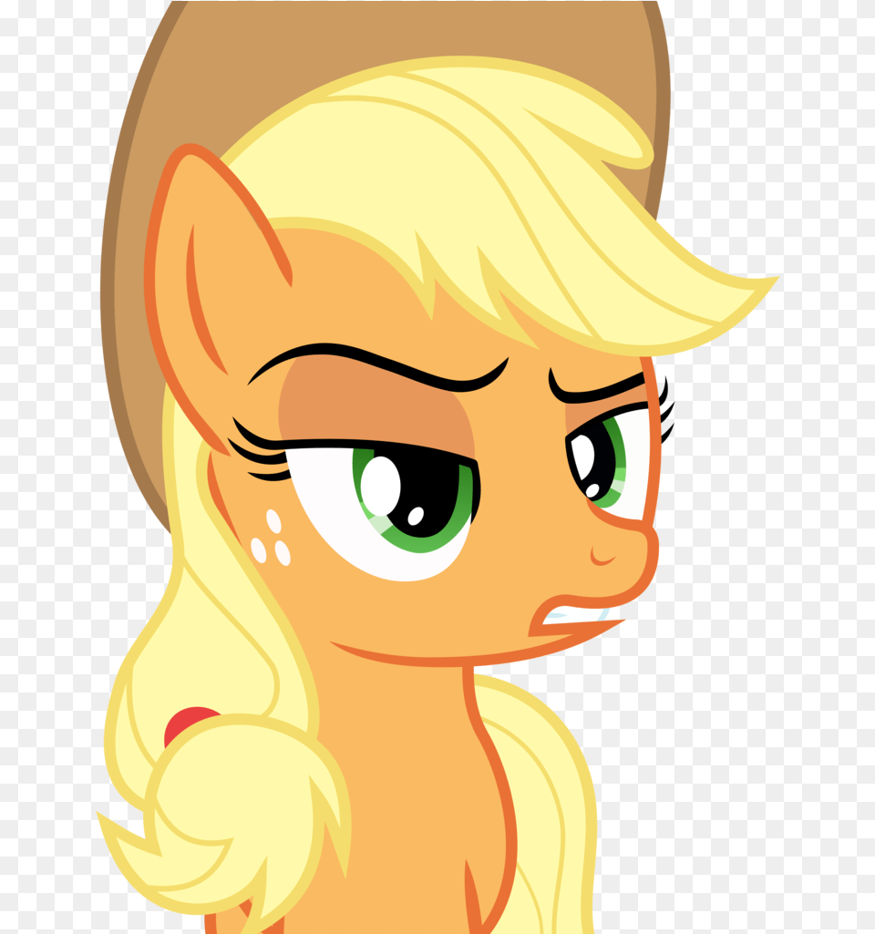 Confused Meme Transparent Background Applejack Eyebrow Face Transparent, Baby, Person, Head Free Png Download