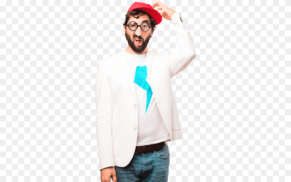 Confused Person, Accessories, Suit, Sleeve, Shirt Png Image