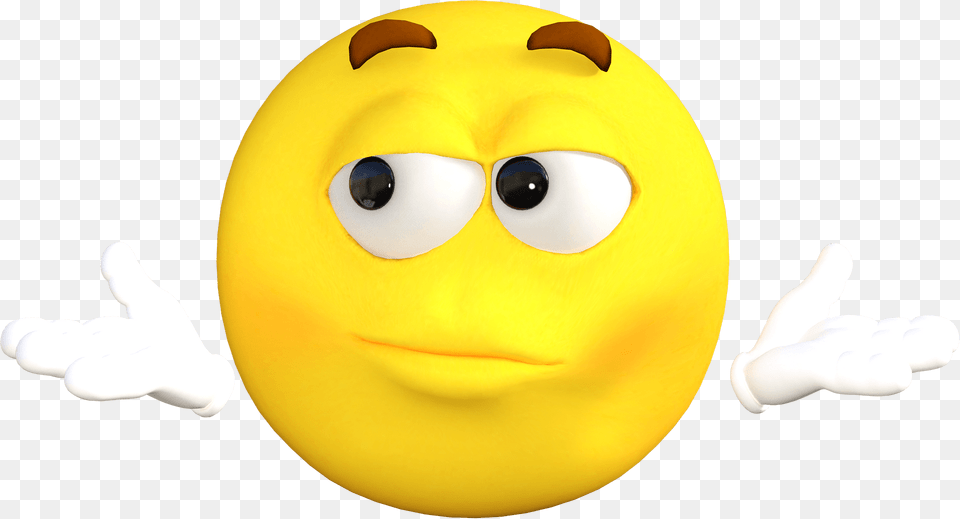 Confused Smiley Clipart, Toy, Face, Head, Person Png Image