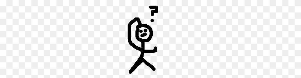 Confused Stick Figure Gallery Images, Gray Free Png