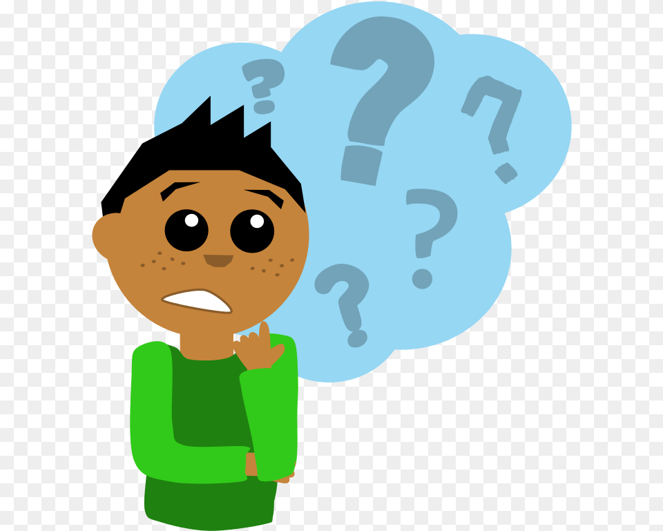 Confused Student Clipart Snow Question Clipart, Face, Head, Person, Baby Png