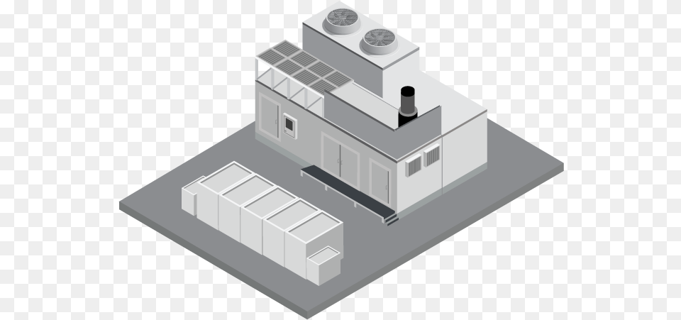 Congen Power Plant Illustraion Isometric Illustration Architecture, Cad Diagram, Diagram Png