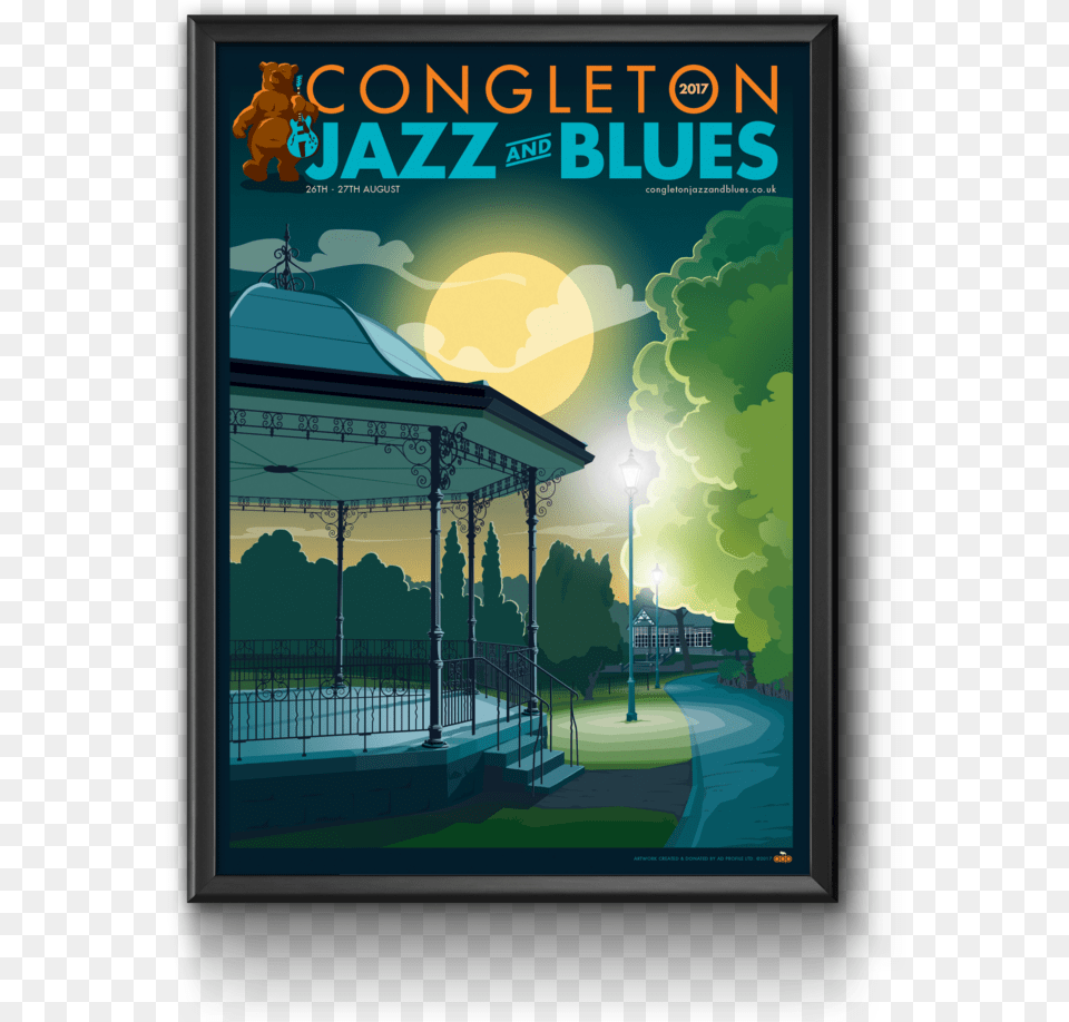 Congleton Jazz And Blues 2017 Poster Artwork By Ad Flyer, Outdoors, Book, Publication, Advertisement Png Image