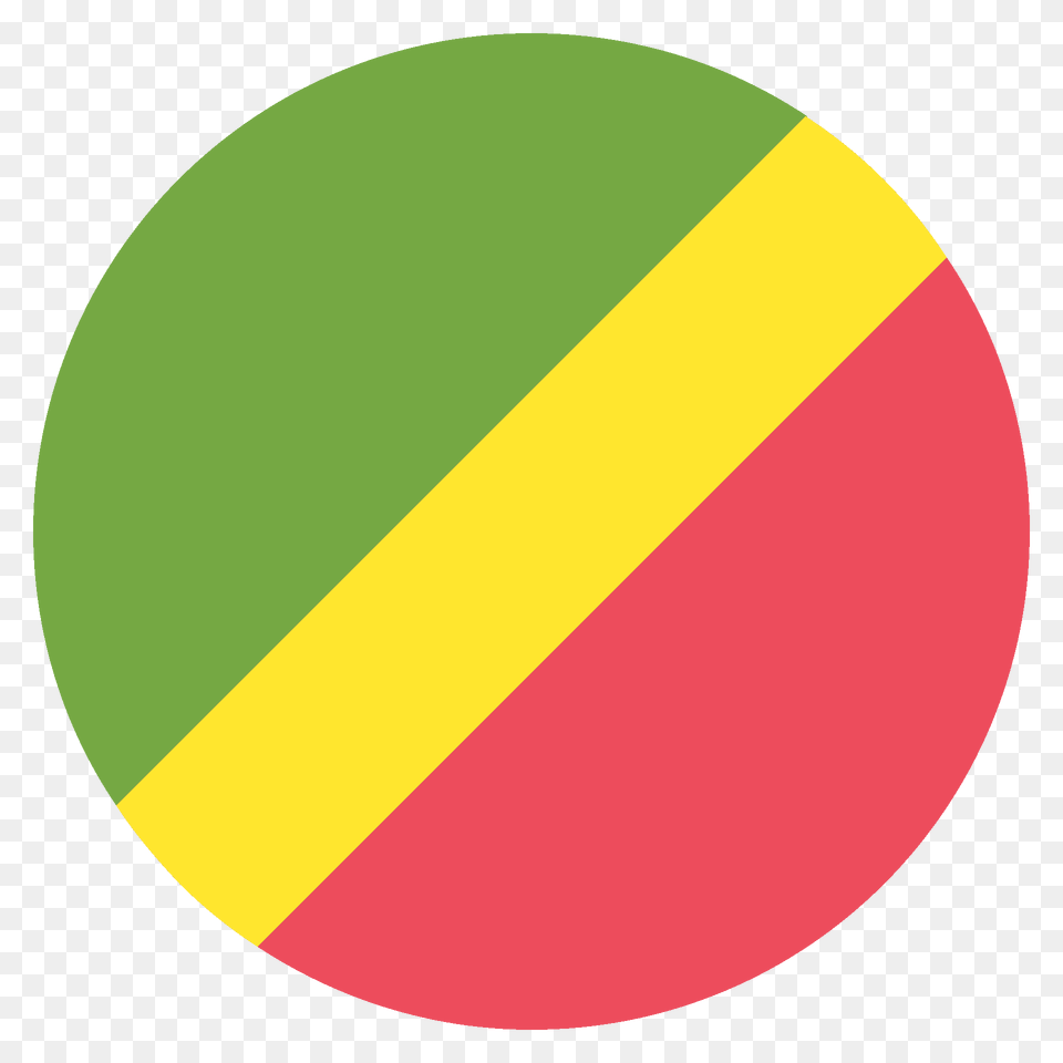 Congo Brazzaville Flag Emoji Clipart, Sphere, Disk Free Png Download