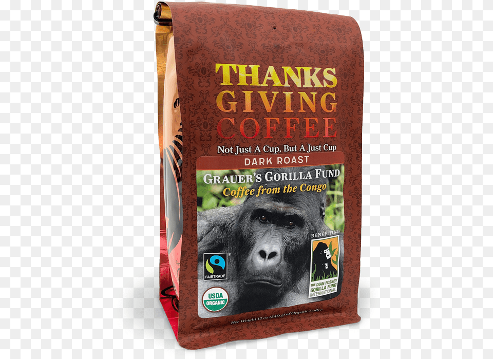 Congo Coffee Main Coffee Roasting, Animal, Ape, Mammal, Wildlife Free Png Download