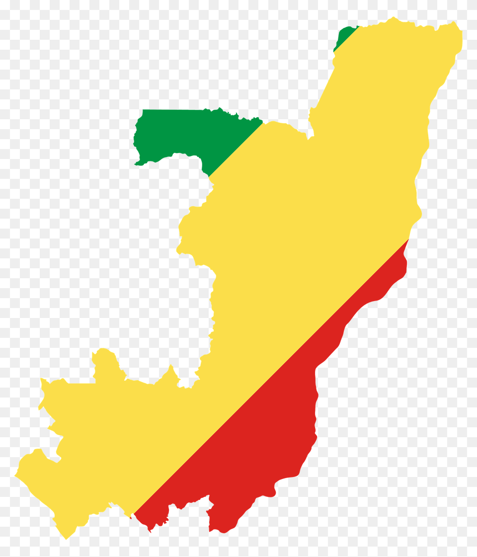 Congo Flag Map Clipart, Water, Sea, Nature, Outdoors Png Image