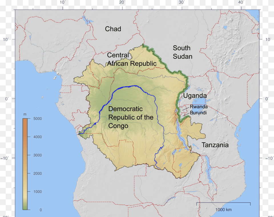 Congo River, Atlas, Chart, Diagram, Map Free Png