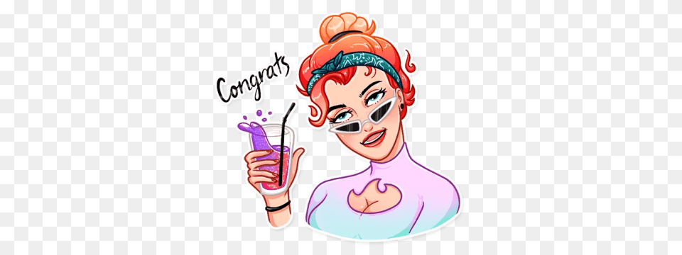 Congrats, Baby, Cream, Dessert, Face Png Image