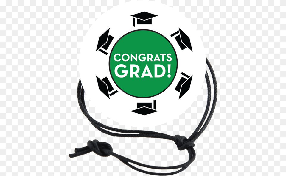 Congrats Grad Green Napkin Knot Product Free Png