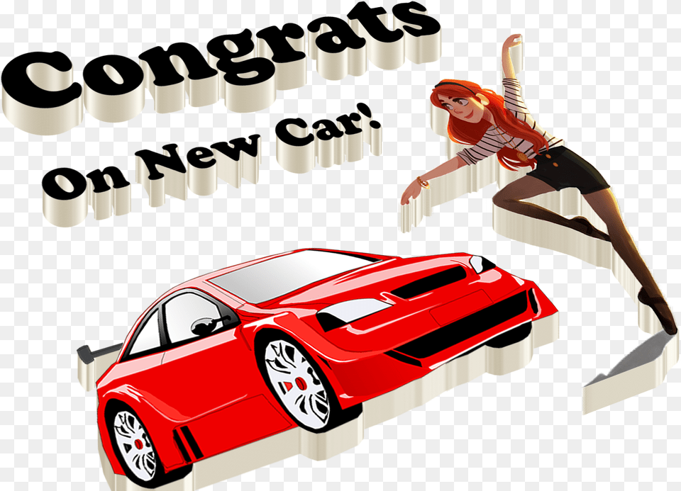Congrats On New Car Supercar, Vehicle, Transportation, Sports Car, Coupe Free Png Download