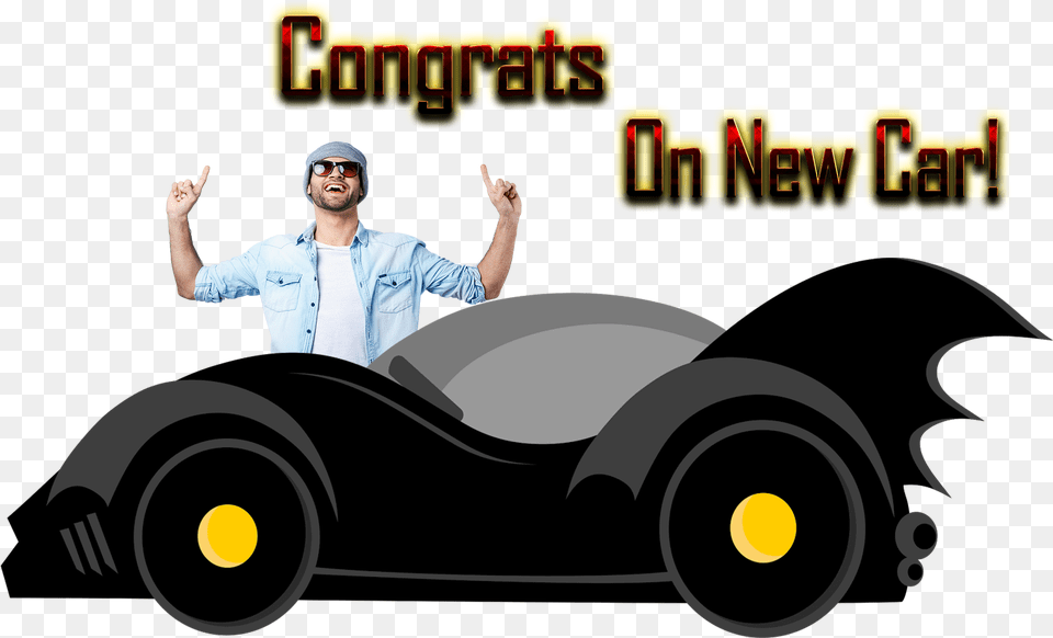 Congrats On New Car Images Open Wheel Car, Adult, Person, Man, Male Free Png